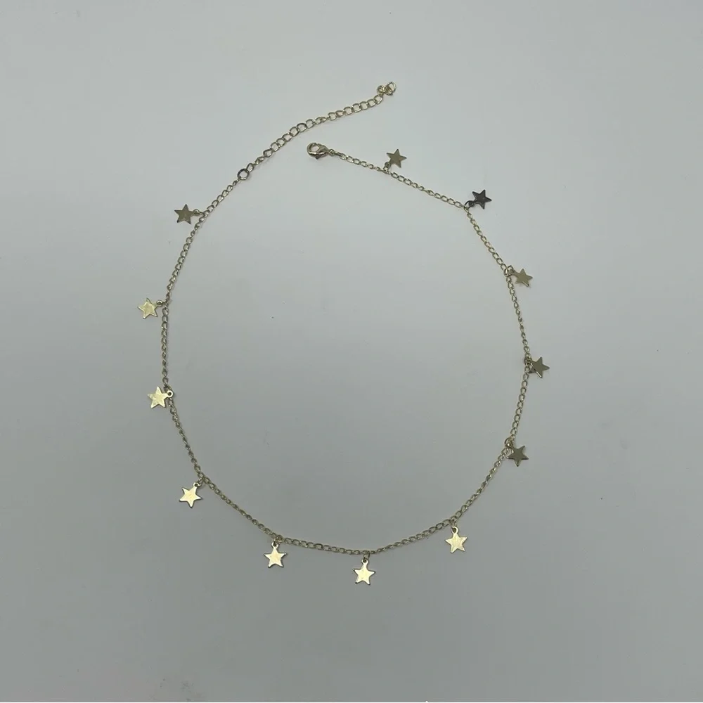 brandy melville gold stars necklace - Picture 1 of 3